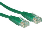 Cat5e Moulded Patch Lead 0.5m - Green