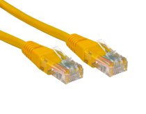 Cat5e Moulded Patch Lead 0.5m - Yellow