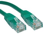 Cat6 Moulded Patch Lead 0.5m - Green