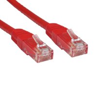 Cat6 Moulded Patch Lead 0.5m - Red