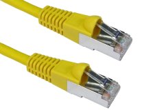 Cat6a Patch Lead S/FTP 0.5m - Yellow
