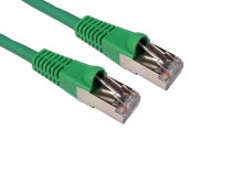 Cat6a Patch Lead S/FTP 0.5m - Green