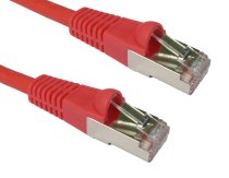 Cat6a Patch Lead S/FTP 1m - Red