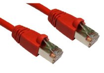 Cat6 FTP Shielded Snagless Patch Cable 0.5m - Red