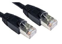 Cat6 FTP Shielded Snagless Patch Cable 0.5m - Black