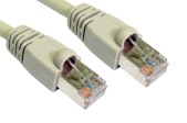 Cat6 FTP Shielded Snagless Patch Cable 0.5m - Grey