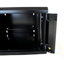 Excel Environ WR390 Wall Rack Network Cabinet 12U 390 mm deep - Black (FLAT-PACKED)