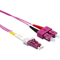 Fibre Patch Cable Duplex LC-SC 1m 50/125 OM4