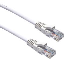 Excel Cat 5e U/UTP Blade Booted Patch Lead LSOH 10m White