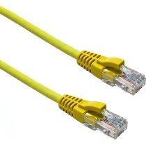 Excel Cat 5e U/UTP Blade Booted Patch Lead LSOH 3m Yellow