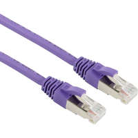 Excel Cat5e UTP Blade Booted Patch Lead LSOH 0.5m Violet Pack 10
