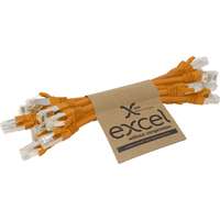 Excel Cat5e UTP Blade Booted Patch Lead LSOH 0.5m Orange Pack 10