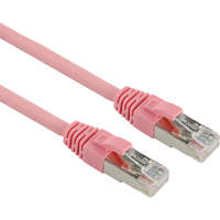 Excel Cat5e UTP Blade Booted Patch Lead LSOH 0.3m Pink Pack 10