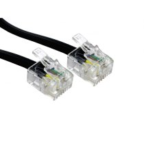 20m ADSL Broadband cable - RJ11 to RJ11 - Black