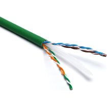Excel Solid Cat6 Cable U/UTP LSOH CPR Euroclass Dca 305m Box - Green