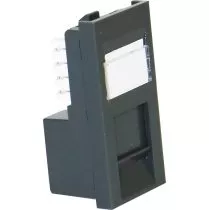 Excel Office Cat6 UTP Low Profile RJ45 Module - Grey