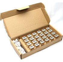 Excel Cat6A FTP Screened Low Profile Keystone Jack Toolless Silver (24-Pack)