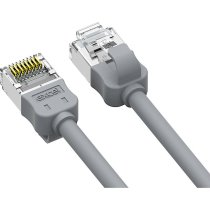 Excel Cat6A Mini Patch Lead 28AWG LSOH Blade Booted 1m Grey