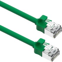 Excel Cat6A Mini Patch Lead 28AWG LSOH Blade Booted 0.5m Green (Pack of 10)