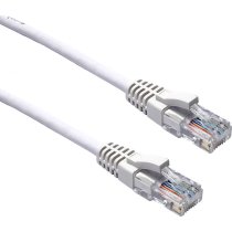 Excel Cat 5e U/UTP Blade Booted Patch Lead LSOH 20m White