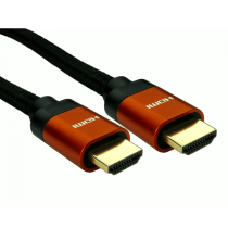 0.5m 8K HDMI Cable - Orange Connectors