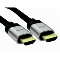 1m 8K HDMI Cable - Silver Connectors