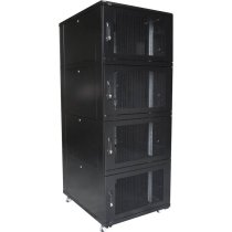 Environ CL800 47U Co-Location Rack 800x1000mm (4 Compartments) Vented (F) Vented (R) B/Panels B/Central-Mgmt Black - FLAT PACKED