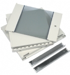 Excel 21U 500mm Deep Wall Cabinet - Black - Flat Packed