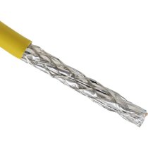 Excel Solid Cat7A Cable S/FTP B2ca LS0H 500 m Reel Yellow