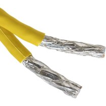 Excel Dual Cat7A Cable S/FTP Dca LS0H 500 m Reel Yellow