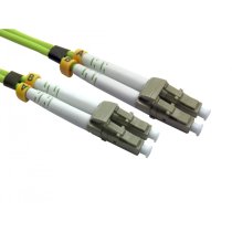 0.5 MTR LC-LC 50/125 MMD OM5 FIBRE CABLE -lime green