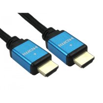 2m HDMI v2.1 Certified Cable - Blue Aluminium Shell