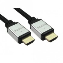 1m HDMI v 2.1 Certified Cable - Silver Aluminium Shell