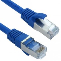 CAT8.1 Ethernet Patch Cable S/FTP 1m - Blue