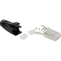 Excel Cat6A Solid Core Screened Plug (25-Pack)