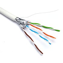 Excel Solid Cat6A Cable U/FTP LS0H CPR Dca – 500m Reel, White – 100-992
