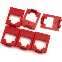 Excel Red Coloured Ident Inserts for Item 100-775 (6-Pack)