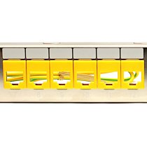Excel Yellow Coloured Ident Inserts for Item 100-775 (6-Pack)