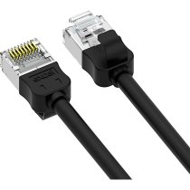 Excel Cat6A Mini Patch Lead 28AWG LSOH Blade Booted 1.5m Black