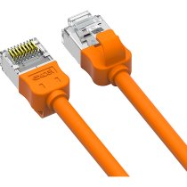 Excel Cat6A Mini Patch Lead 28AWG LSOH Blade Booted 1.5m Orange