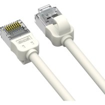 Excel Cat6A Mini Patch Lead 28AWG LSOH Blade Booted 0.2 m White (10-Pack)