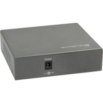 LevelOne 5 Port Gigabit PoE Switch 802.3at/af PoE 4 PoE Outputs 60 W