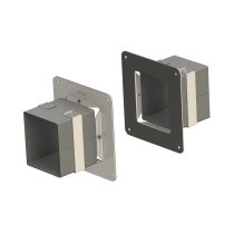 Legrand EZ-Path Series 44+ Fire Stopping Device 1 Gang Wall Fixing Plate Pair (up to 90 Minute)