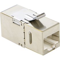 Excel Cat6A (FTP) 180 Degree Keystone Through Coupler