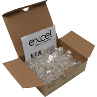 Excel Fast RJ45 Plug UTP Cat 5E and 6 - 100 pack