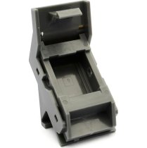 Excel Office Angled Keystone Shutter 25mm x 50mm - Grey