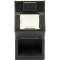 Excel Office Angled Keystone Shutter 25mm x 50mm - Grey