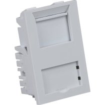 Excel Cat5e UTP RJ45 6C Module Low Profile - White