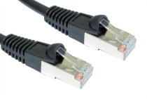 Cat5e F/UTP Shielded Patch Cable 0.5m - Black