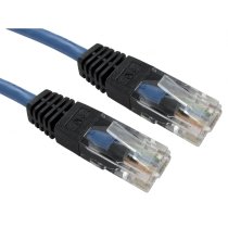 Cat5e Crossover Patch Leads 1m - Blue